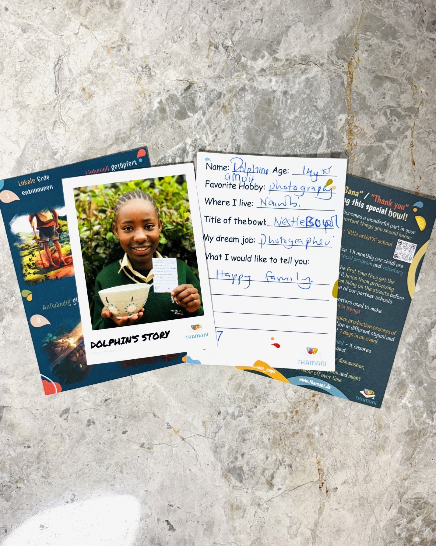 Thamani Design Bowl - stylische Ecken