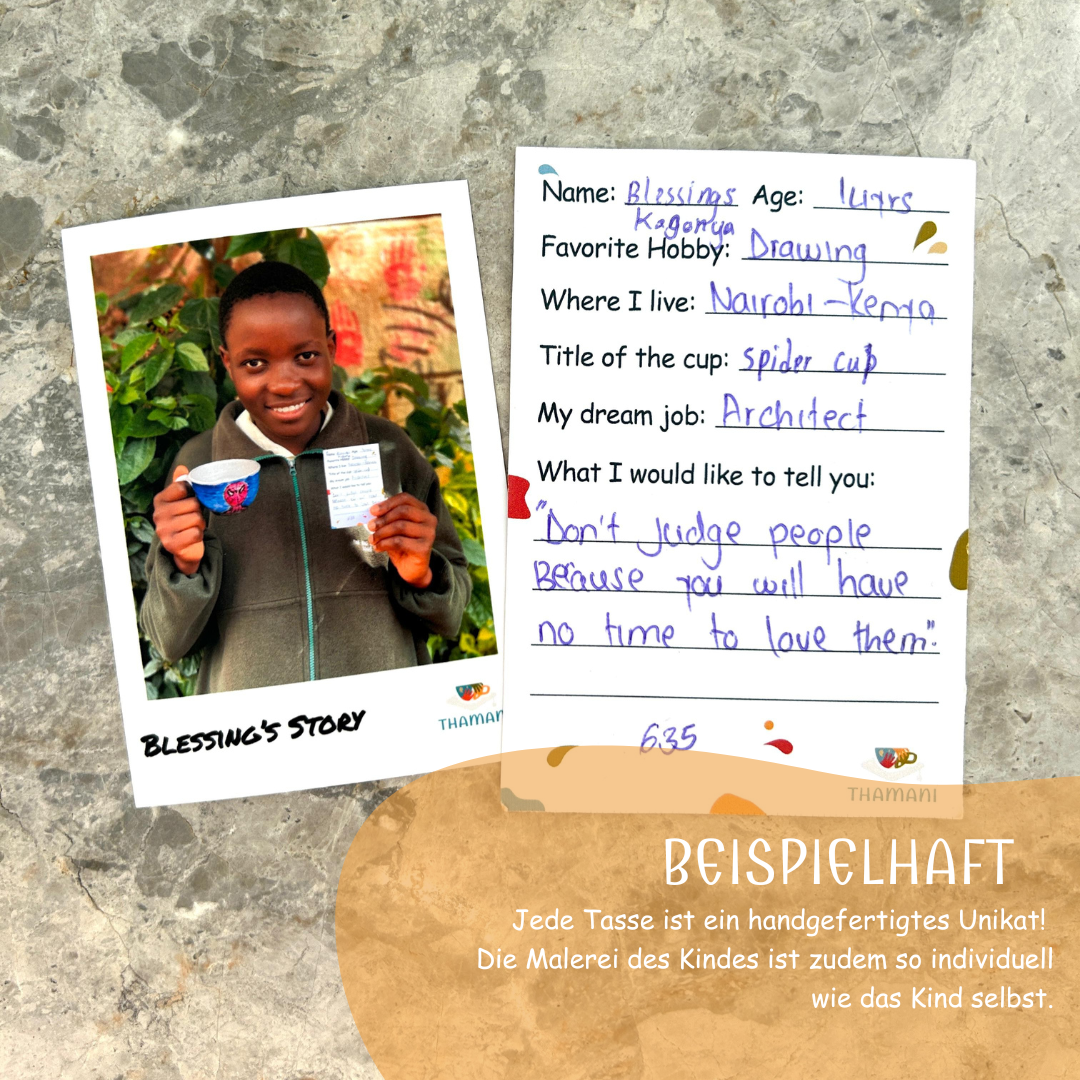 Thamani Tasse aus Kenia